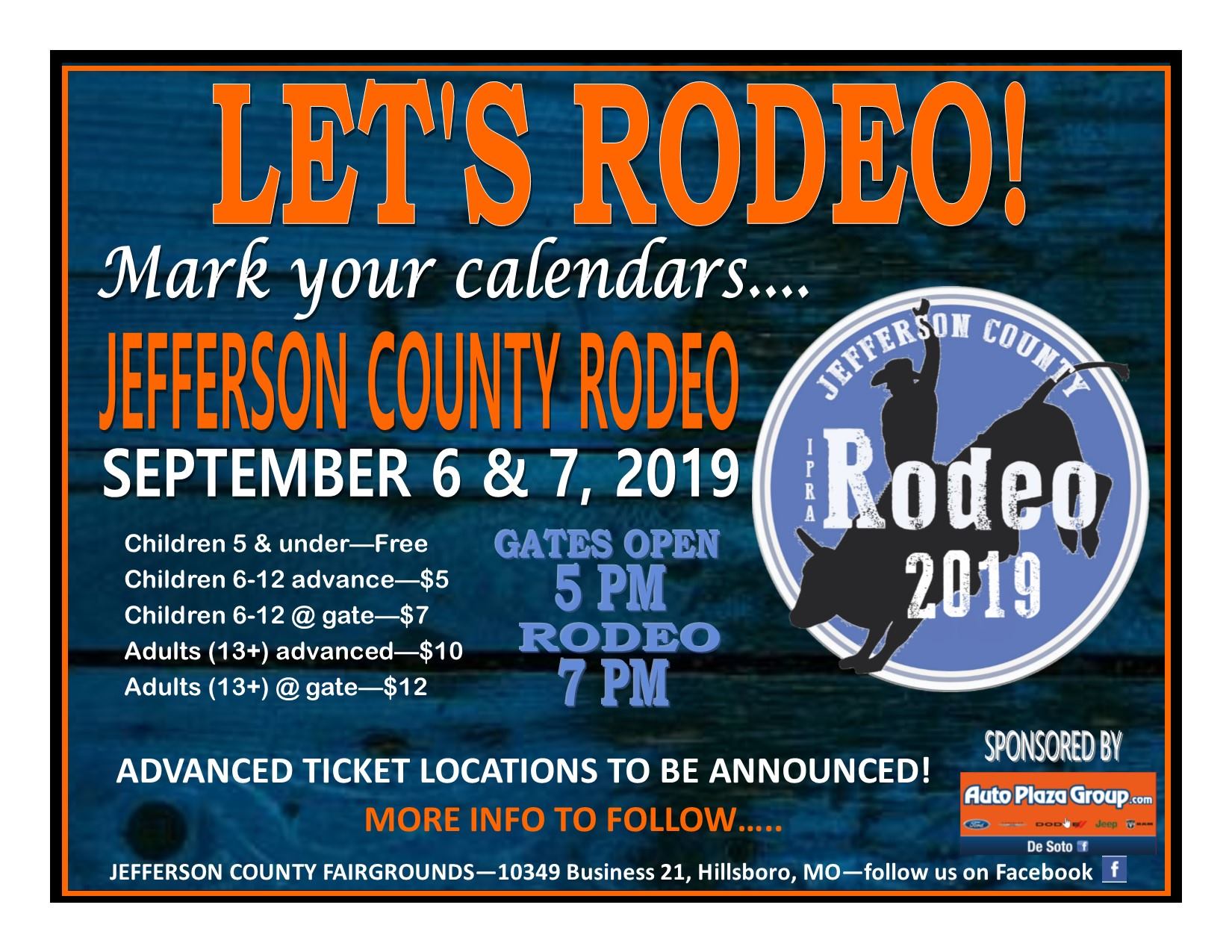 It's Time For The Jefferson County Rodeo! Cardinal Door, Inc.